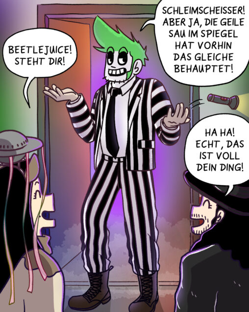 Fanart Beetlejuice Kostüm Cobra Kai